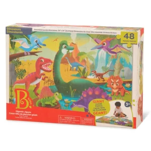 Shop Toys Gulvpuslespil - Dino, 48 Brikker Puslespil