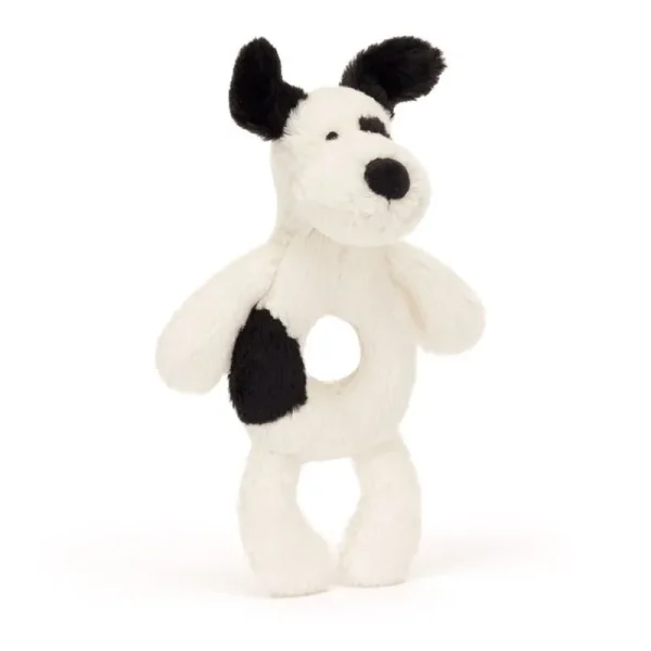 Best Baby Bashful Hund, Sort/Creme Rangle Alle Bamser