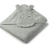 Best Sale Babyhandklaede | Hippo Dove Blue Shop Her | All About Kids Håndklæder