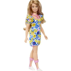 Clearance Fashionista Doll Yellow Blue Floral (Ds) Alle Dukker