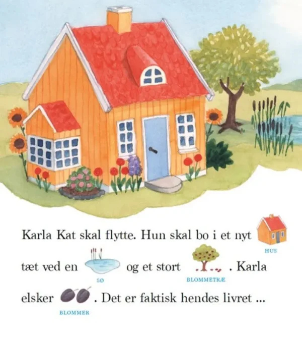 New Bog Karla Kat Skal Flytte Hojtlaesningsbøger