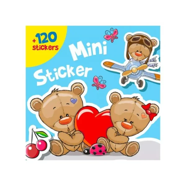 Discount Bolden Mini Stickers Bog - Bamser Klistermærker