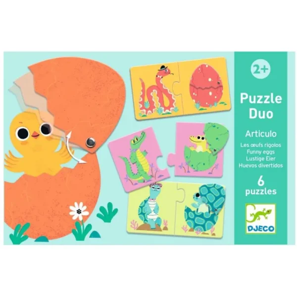 Cheap Puzzle Duo Laerespil, Sjove Aeg Puslespil