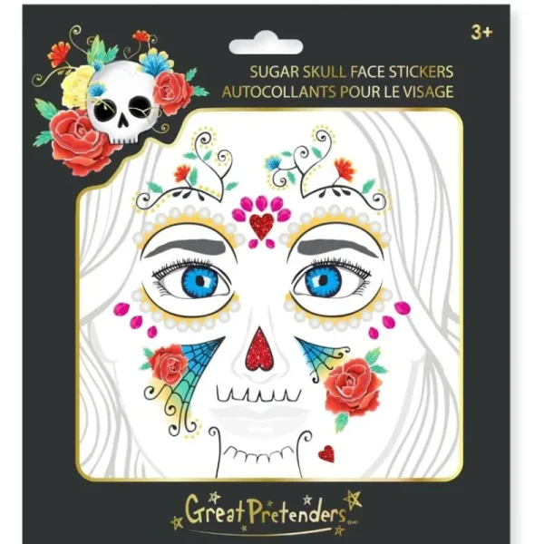 New Sugar Skull AnsigtsKlistermærker Klistermærker