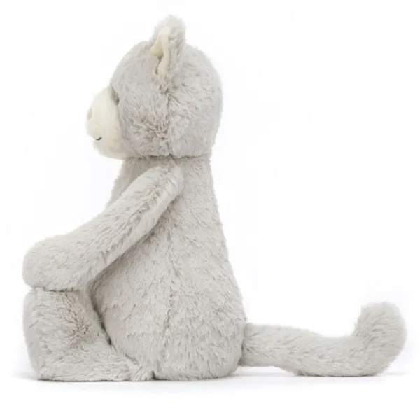 Store Bashful Grey Kitty Original Alle Bamser