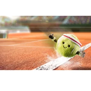 New Fun, Amuseable Sports Tennis Bold, 9 Cm Alle Bamser