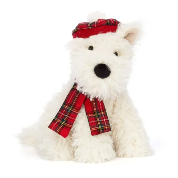 Store Winter Warmer Munro Scottie Hund, 21 Cm Jellycat