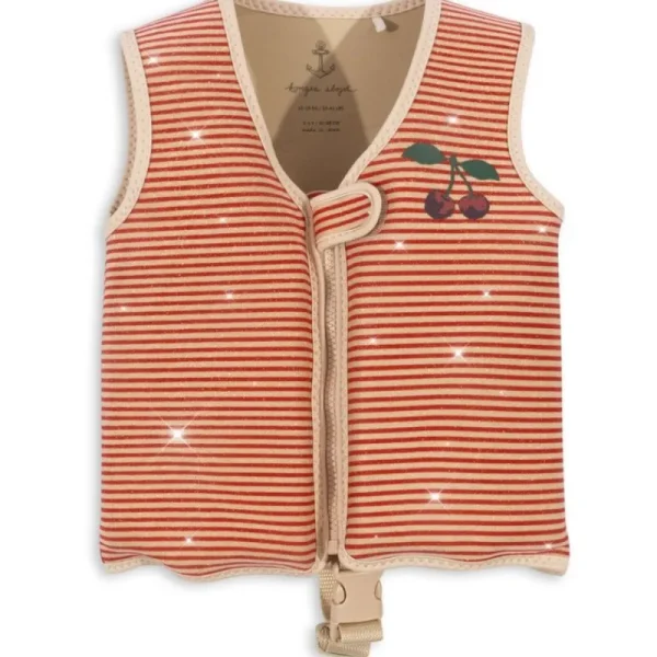 Outlet Konges Slojd Float Vest Str.3-6 Ar, Glitter Stripe Svømmeudstyr