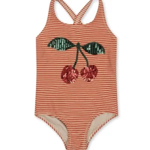 Discount Konges Slojd Jade Swimsuit Str.4 Ar, Glitter Stripe Badetøj