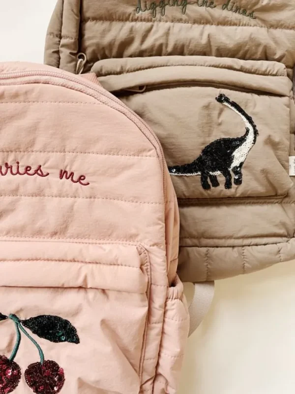 Shop Konges Slojd Juno Quilted Backpack, Dino Rygsække