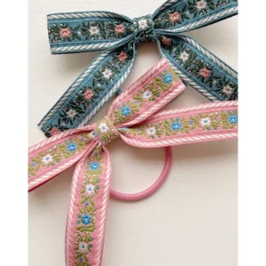 Outlet Konges Slojd 2Pk Ribbon Bow Elastic Hårelastikker