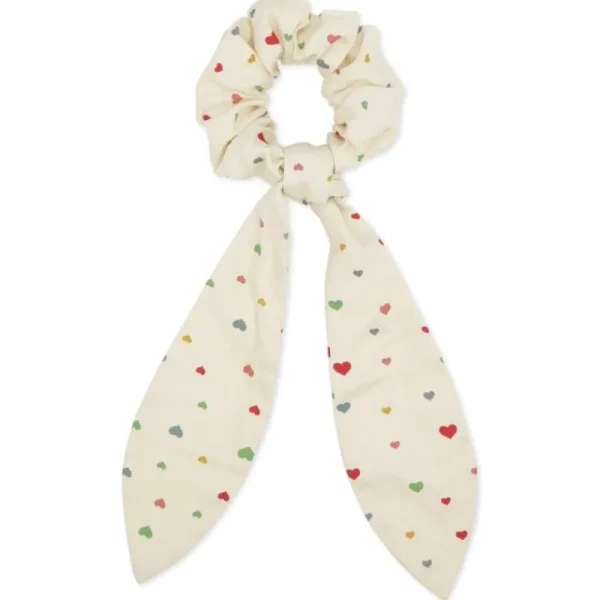 Cheap Konges Slojd Schrunchie Scarf, Multi Heart Hårelastikker