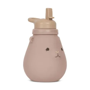 Outlet Konges Slojd Silikone Flaske, Teddy/Blush Drikkedunke