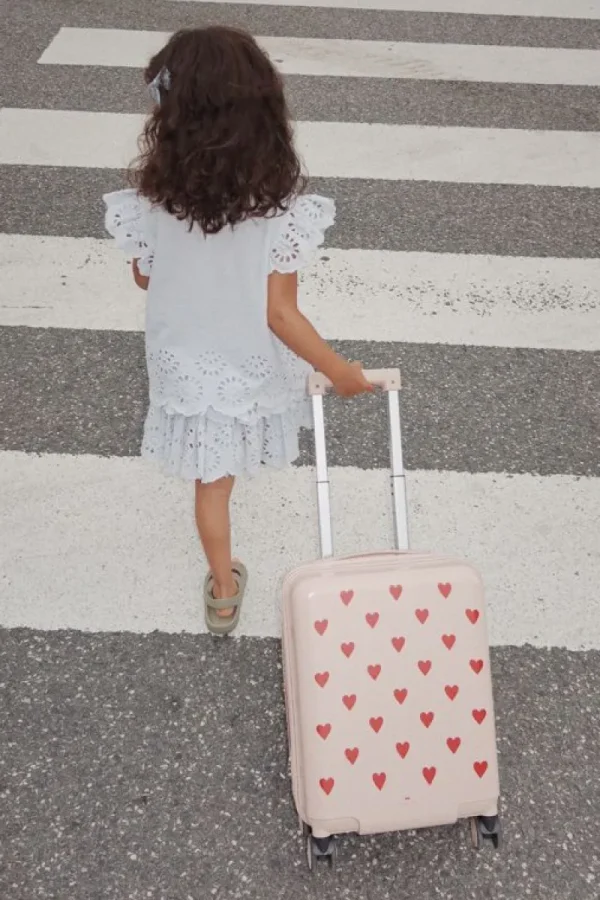 Sale Konges Slojd Travel Suitcase, Hearts Kufferter