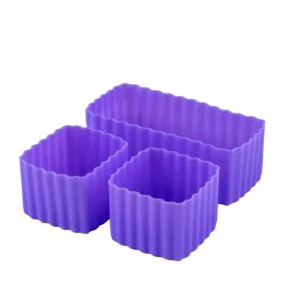 Store 3Pk 'Bento Cups', Grape Madpakken