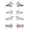 Discount 8 Harclips - Mini Unicorn Hårelastikker