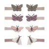 Sale 8 Harclips - Mini Rainforest Butterflies Hårelastikker