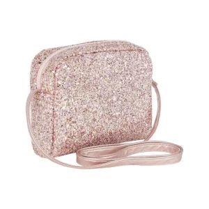 Clearance Skuldertaske Pink Glitter Skuldertasker