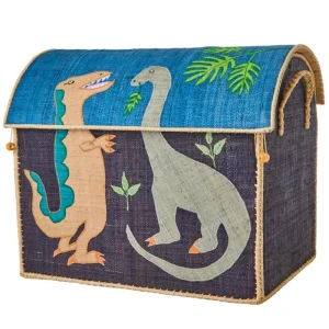 Discount Raffia Stor Opbevaringshus - Dino Opbevaring