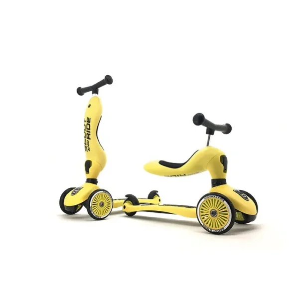 New Scoot&Ride Løbehjul Highwaykick 1, Lemon Løbecykler, Løbehjul & Cykelhjelme