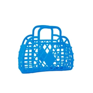 New Mini Retro Basket, Royal Blue Shoppere